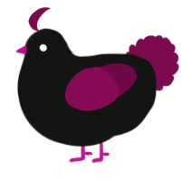 Nepenthe, a black and wine chicken