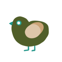 (unnamed), a olive and beige chicken