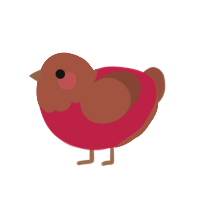 (unnamed), a crimson and russet chicken with a head pattern