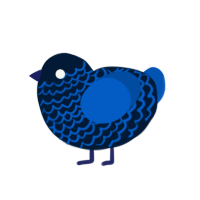 (unnamed), a tumblr and ultramarine chicken with a lace pattern