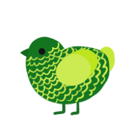 TurfnSurf, a leaf and lime chicken with a lace pattern