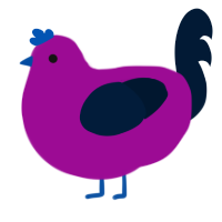 Bountiful Harvest, a plum and tumblr chicken