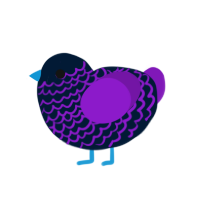 (unnamed), a tumblr and violet chicken with a lace pattern