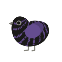 (unnamed), a sable and overcast chicken with a bar pattern