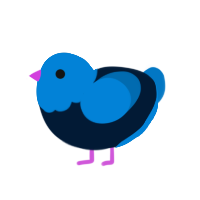 (unnamed), a tumblr and sapphire chicken with a head pattern