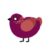 reject, a wine and red chicken with a neck-speckle pattern