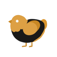 (unnamed), a sable and orange chicken with a head pattern