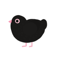 (unnamed), a sable chicken with a speckle pattern