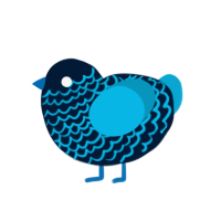 (unnamed), a tumblr and cerulean chicken with a lace pattern