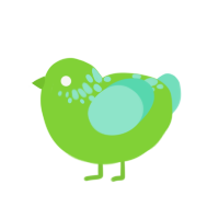 (unnamed), a grass and mint chicken with a neck-speckle pattern