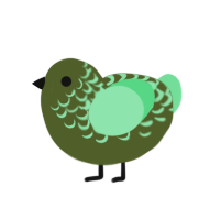 (unnamed), a olive and spring chicken with a half-lace pattern