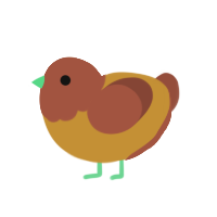 (unnamed), a gold and russet chicken with a head pattern