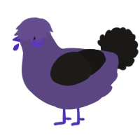 (unnamed), a overcast and sable chicken