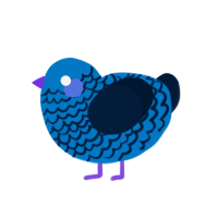 (unnamed), a sapphire and tumblr chicken with a lace pattern