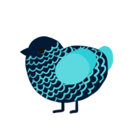 XYX2electricboogaloo, a tumblr and aqua chicken with a lace pattern