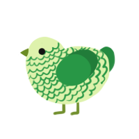 (unnamed), a apple and viridian chicken with a lace pattern