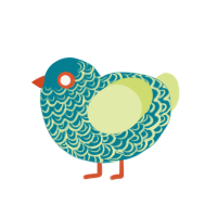 Marshy, a sea and lemon chicken with a double-lace pattern