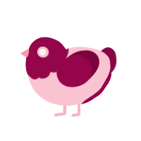 (unnamed), a rose and maroon chicken with a head pattern