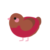 (unnamed), a crimson and russet chicken with a head pattern