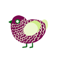 (unnamed), a wine and apple chicken with a lace pattern