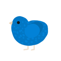 (unnamed), a sapphire chicken with a speckle pattern