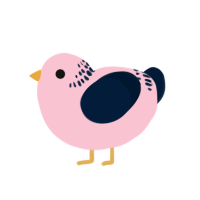 (unnamed), a rose and tumblr chicken with a neck-band pattern