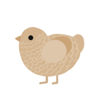 (unnamed), a beige chicken with a lace pattern