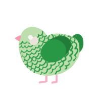 (unnamed), a gluppy and viridian chicken with a lace pattern