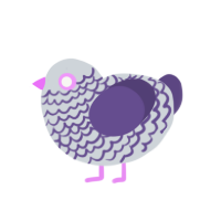 (unnamed), a mist and overcast chicken with a lace pattern