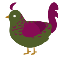 aceituna, a olive and wine chicken with a half-lace pattern