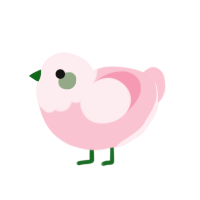 Plant, a rose chicken with a head pattern