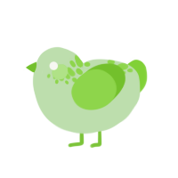 (unnamed), a gluppy and grass chicken with a neck-speckle pattern