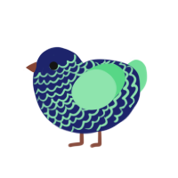 (unnamed), a navy and spring chicken with a lace pattern