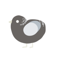 (unnamed), a grey and mist chicken with a neck-band pattern