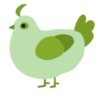 (unnamed), a gluppy and chartreuse chicken