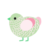 (unnamed), a gluppy and rose chicken with a lace pattern