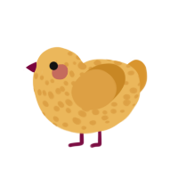 (unnamed), a honey and orange chicken with a speckle pattern