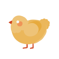 (unnamed), a honey chicken with a head pattern