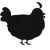 evil, a black chicken