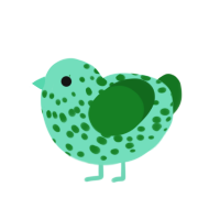 27100 Green Machine, a mint and leaf chicken with a speckle pattern