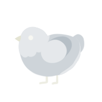 (unnamed), a mist chicken with a head pattern