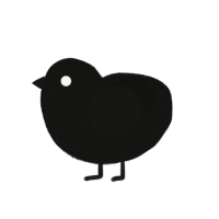 (unnamed), a black chicken with a double-lace pattern