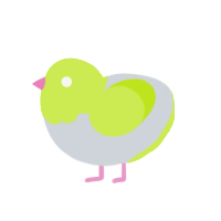 (unnamed), a mist and lime chicken with a head pattern