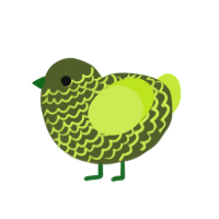 full olive, a olive and lime chicken with a lace pattern