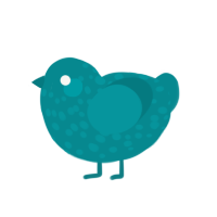 (unnamed), a teal chicken with a speckle pattern