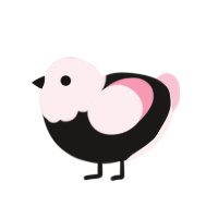 (unnamed), a sable and rose chicken with a head pattern