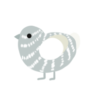 (unnamed), a silver and white chicken with a bar pattern