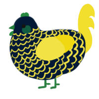 (unnamed), a tumblr and yellow chicken with a lace pattern