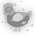 A ash and silver chicken with a neck-band pattern