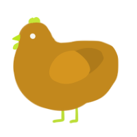 Ochre xxy 3, a ochre chicken